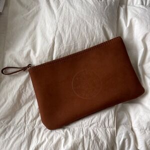 Vintage Style Suede Leather Pouch‎ Clutch